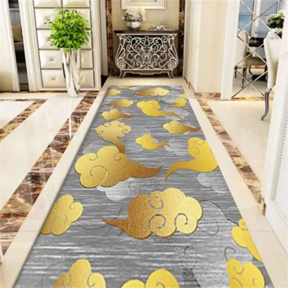 Large Carpet Corridor Floor Track Carpet Gray Line Abstraction Mat for Full Living Room Stairs Runners Home r Entrance Hall Furniture