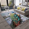 thumbnail image 1 of Large Carpet Dream Exquisite Peacock Bird Animal Carpet Rug for Home Living Room Bedroom Sofa Doormat r Area Rug Non-slip Floor Mat, 1 of 6