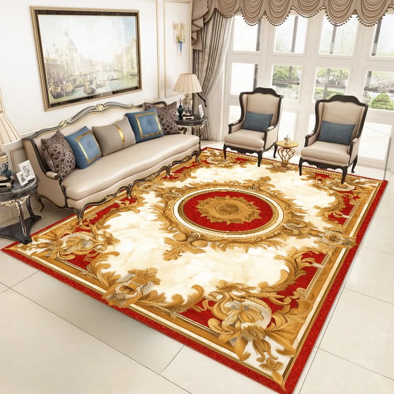 Large Carpet Europe Style Living Room ration Carpets Retro Geometry ...
