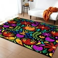 thumbnail image 1 of Large Carpet Floral Mexican Birds Kitchen Rugs Indoor Outdoor Non Slip Kitchen Floor Mats Area Rugs Runner Rug Laundry Room Rug Carpets, 1 of 6