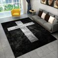 thumbnail image 1 of Large Carpet Holy Bible Cross Jesus Pray Area Rug Carpet Rug for Home Living Room Bedroom Sofa Doormat r Play Non-slip Floor Mat Gift, 1 of 6