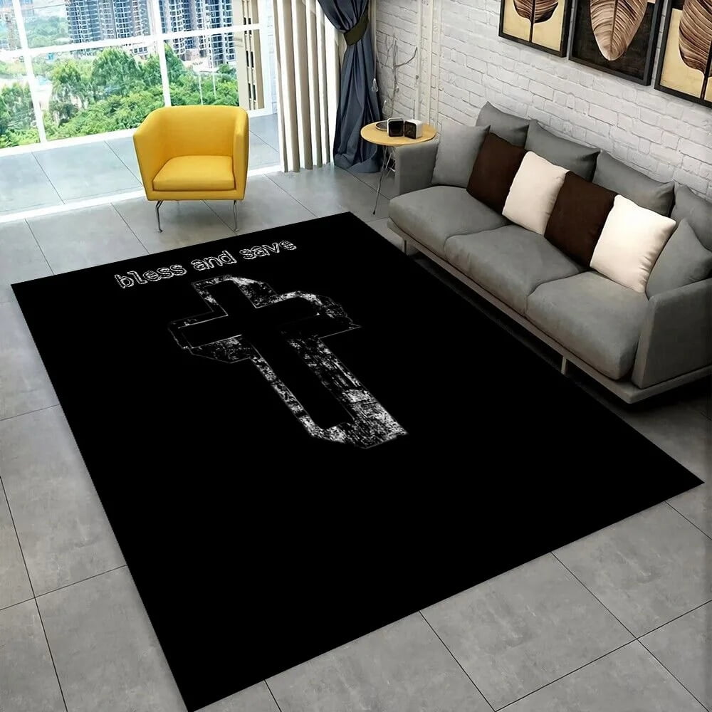 Large Carpet Holy Bible Cross Jesus Pray Area Rug Carpet Rug for Home ...