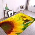 thumbnail image 1 of Large Carpet Home Room ration Non-slip Floor Mat Cute Flowers Nordic Sunflower Rug Carpets for Bedroom Mat Kitchen Mat Hallway Doormat, 1 of 6
