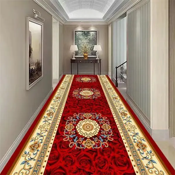 Large Carpet Household Long Corridor Carpet European Style Entrance