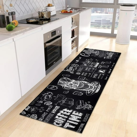 Large Carpet Kitchen Floor Mat Hallway Entrance Doormat Home Living Room Bedroom ration Long Carpet Bath Door Anti-Slip Foot Rug