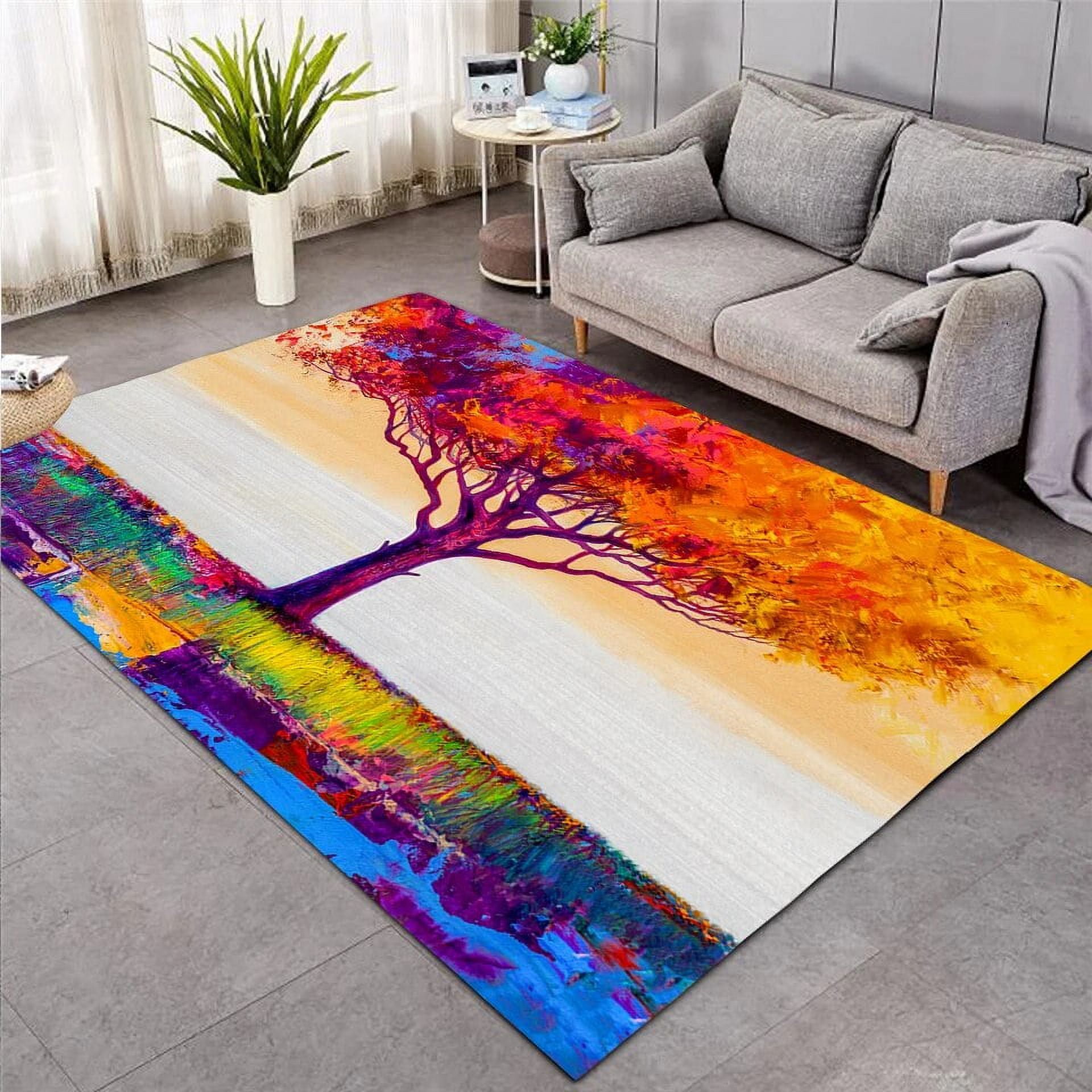 Large Carpet Landscape Oil Painting rative Living Room Carpet Bedroom