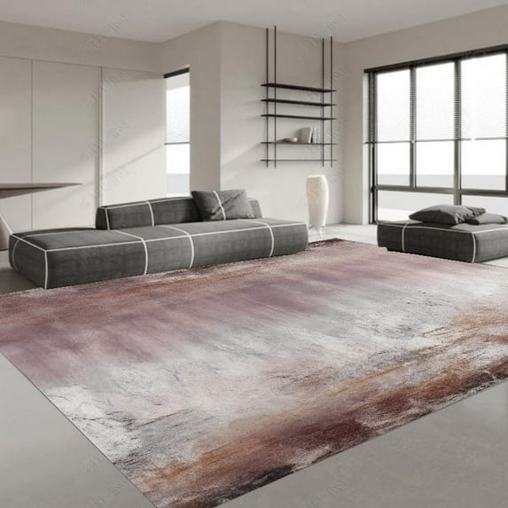 Large Carpet Luxury Carpet In Living Room Modern Home rative Purple Rug for Bedroom Washable Abstract Room r Chair Mat on The Floor