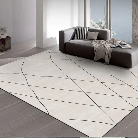 Large Carpet Luxury Nordic Style Carpets for Home Living Room Bedroom ration Carpet Coffee Tables Mat Lounge Rug Hallway Non-Slip Carpet