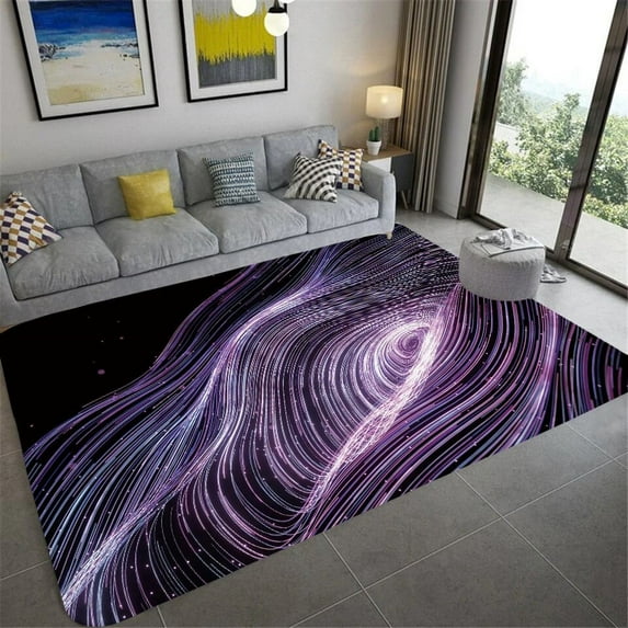Large Carpet Modern 3D Visual Swirl Carpet Abstract Rugs Living Room Corridor Area Rug r Bedroom Floor Mats Bathroom Non-slip Mat