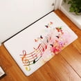 thumbnail image 1 of Large Carpet Music Piano Notes Printed Entrance Geometry Pattern Bathroom Carpet Home ration Kitchen Non slip Door Mat Floor, 1 of 6