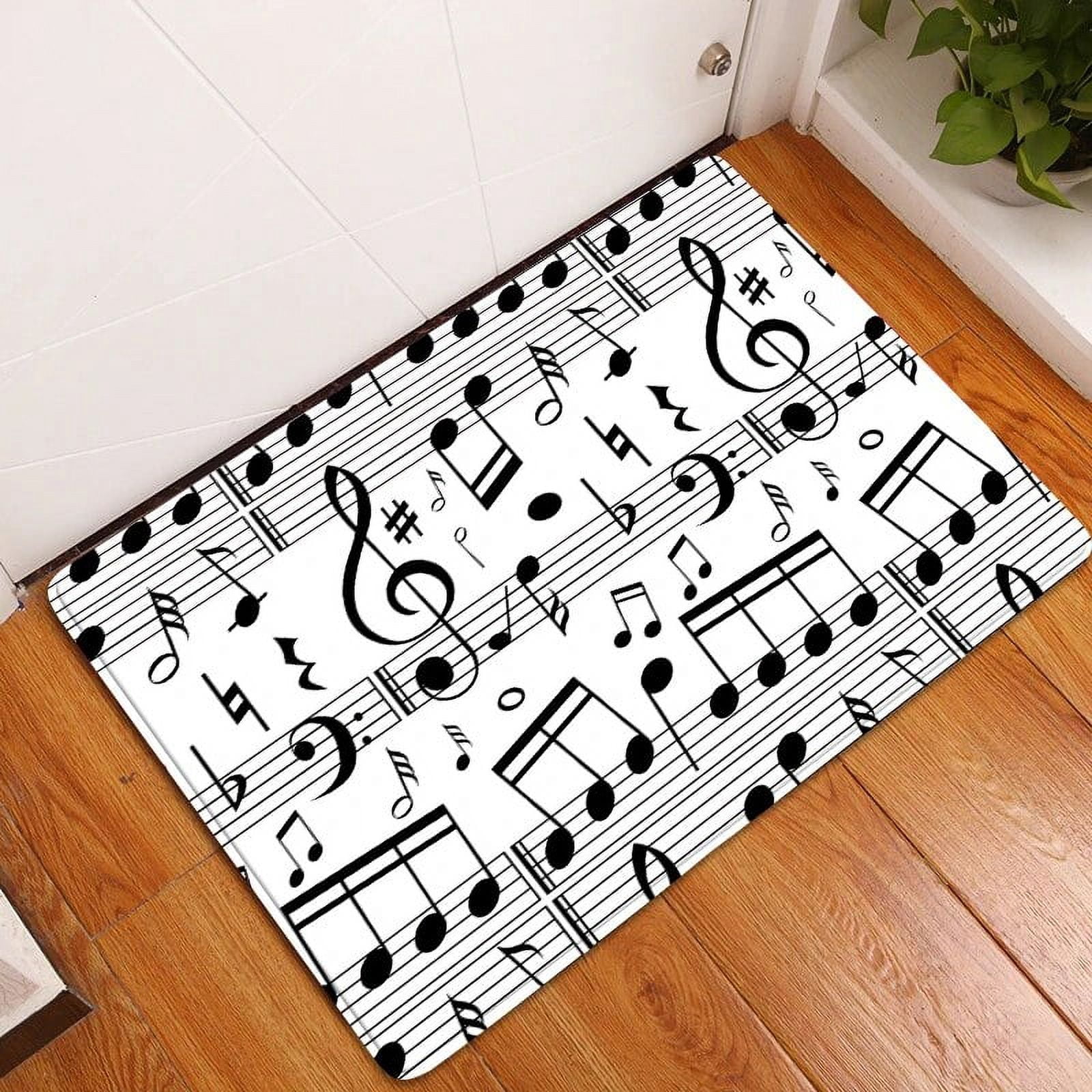 Large Carpet Music notes floor mats colored non slip door areas carpets ...