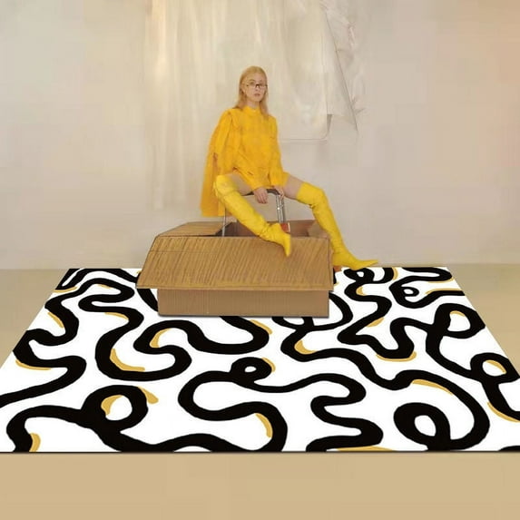 Large Carpet Nordic Style Luxury Rugs Living Room ration Large Area Carpet Cover Bedroom Bedside Floor Mat In The Room Hallway r Rug