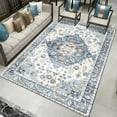 thumbnail image 1 of Large Carpet Oriental Bohemian Carpets Living Room r Retro 2x4m Vintage Rugs for Bedroom Non-slip Elastic Kitchen Floor Mats Washable, 1 of 6