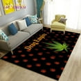 thumbnail image 1 of Large Carpet Reggae Music Jamaican Maple Leaf Area Rug Carpet Rug for Living Room Bedroom Sofa Doormat ration Play Non-slip Floor Mat, 1 of 6