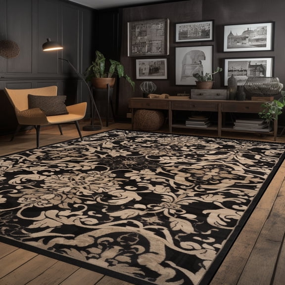 Large Carpet Retro carpet for living room ковер European Style r Carpets Rooms Non-slip Floor Mat Coffee Table Side Lounge Rug tapis 러그