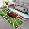 thumbnail image 1 of Large Carpet Rugby Green Football Carpet Room Rug Field Parlor Bedroom Living Room Floor Mats Home r Hallway Anti-slip Doormat, 1 of 6