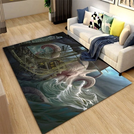 Large Carpet Sea Sailboat Carpet Hallway Doormat Living Room Rugs Home r Kitchen Bathroom Non-slip Floor Mat Bedroom Footpad