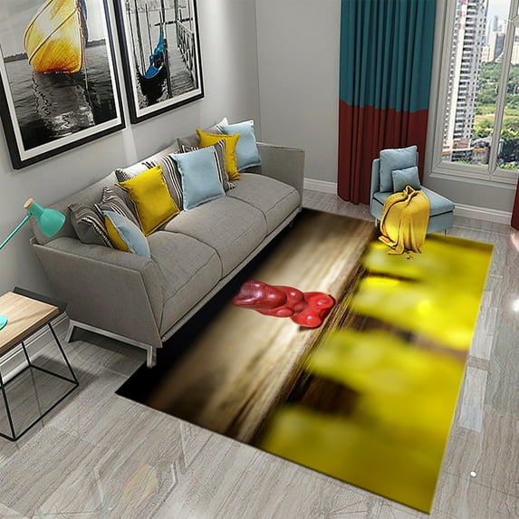 Large Carpet Sweet Candy Rug Colorful Sugar Carpet Bedroom Floor Carpets Blue Board Mat Living Room r Area Rugs Yoga Mats Doormat