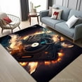 Large Carpet Vinyl Area Rug Music Carpet Rug for Home Living Room