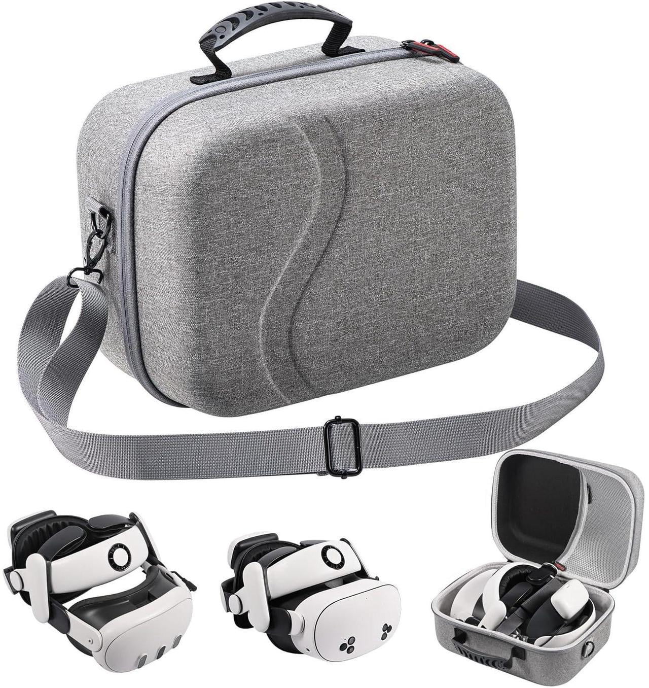 Large Carrying Case for Meta Quest 3S / Quest 3, Hard Travel Case 