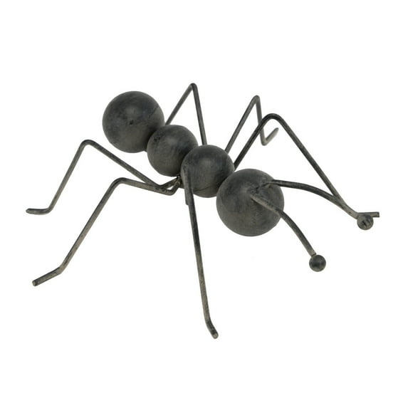 Large Cast Iron Black Ant Outdoor Insect Statue Figurine Garden Lawn Yard Art Metal Home Decor
