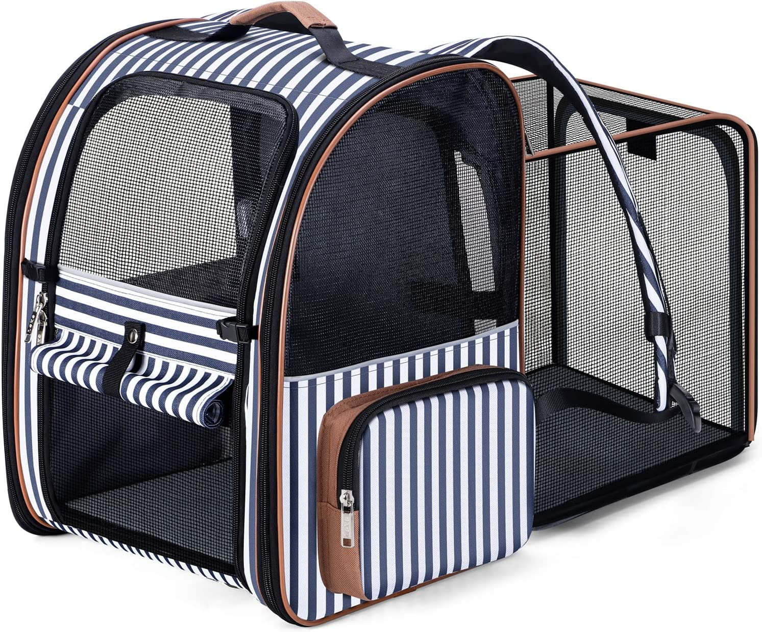 Large Cat Backpack Carrier Expandable Pet Carrier Backpack for Small ...