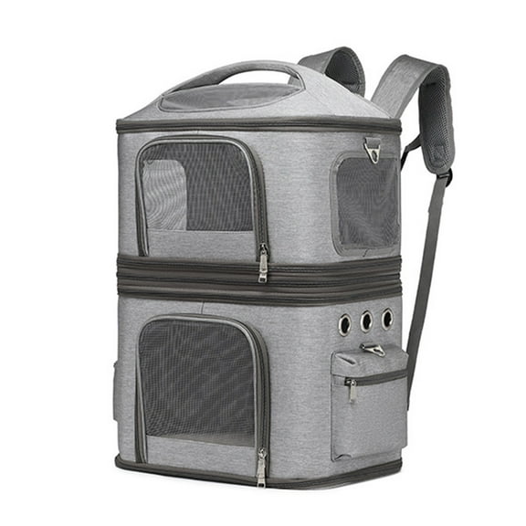 Large Cat Carrier Detachable Backpack Double Cat Carrier Breathable And Convenient For Travel -  And Comfortable Shoulder Protection