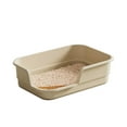 thumbnail image 1 of Large Cat Litter for Indoor Cats and Dogs High Scatter Semi Enclosed, Durable Pet Supplies, Open Top Easy Clean Design, 19.2*13.9in, 1 of 7