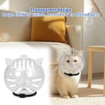thumbnail image 1 of Large Cat Muzzle for Grooming Transparent Cat Bubble Muzzle Breathable Plastic Cat Grooming Supplies Anti Lick Muzzle for Vet Visits Cat Face Design Pet Cat Supplies 1 Pack, 1 of 5