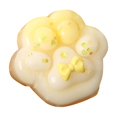 thumbnail image 1 of Large Cat Paw Squishy with Slow Rising Ultra-Soft Material and Bow Details, Yellow, for Kids, Relaxation Toy, 1 of 4