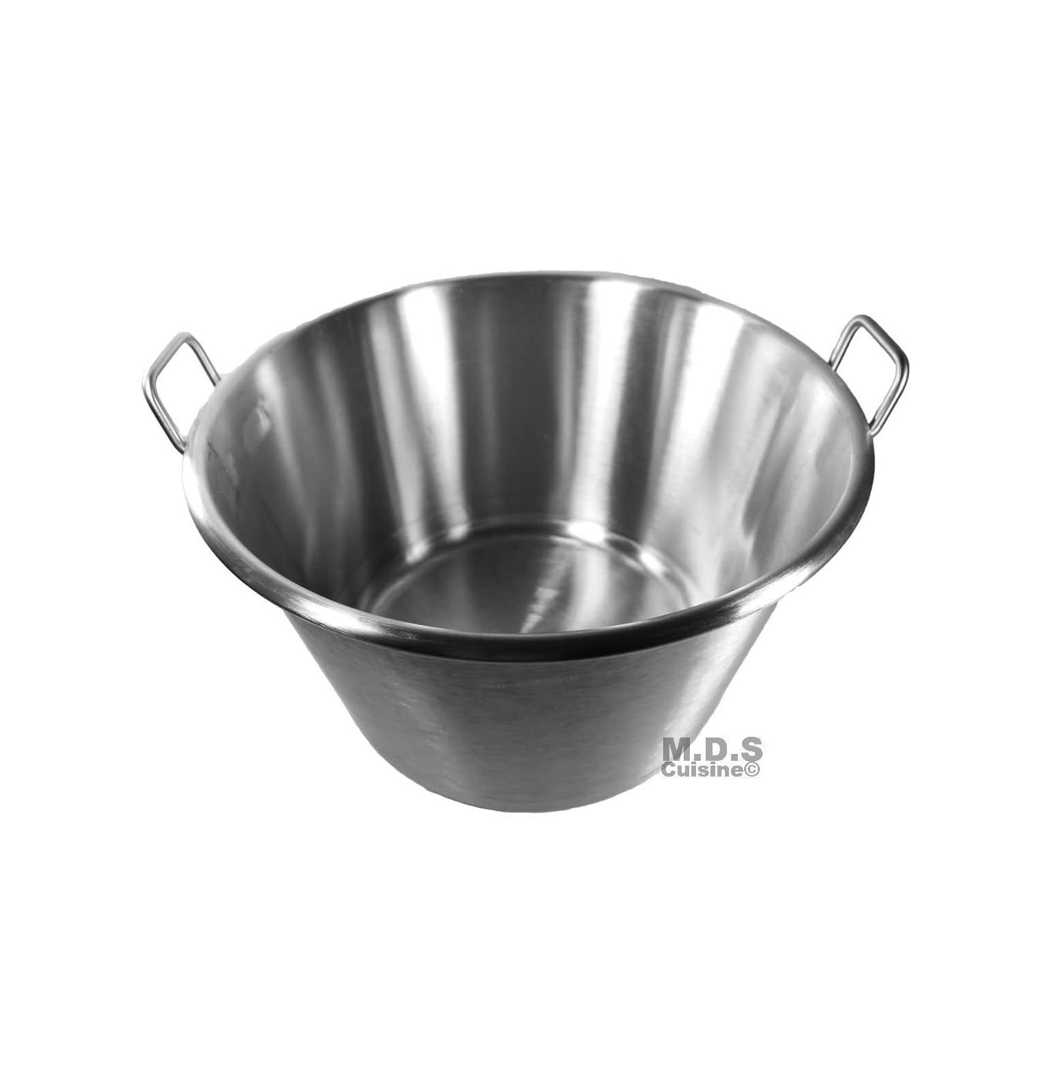 Large Cazo Stainless Steel 21" Caso para Carnitas Gas Heavy Duty Wok