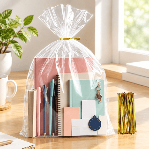 Large Cellophane Treat Bags 12x16 Inches