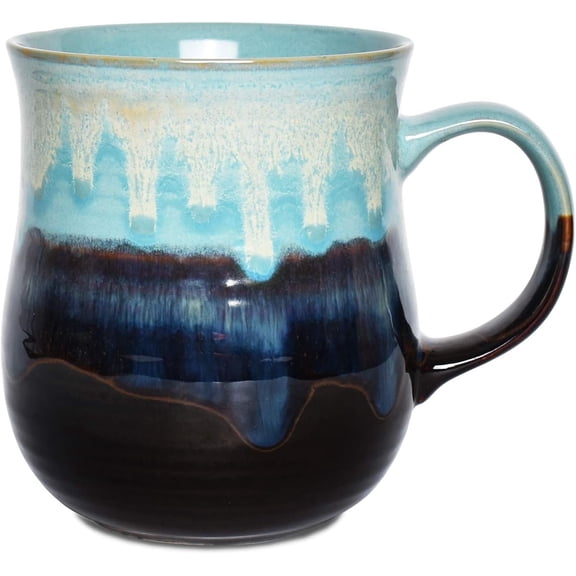 Large Ceramic Coffee Mug, Big Cup for Office and , 21 Oz, Dishwasher and Microwave Safe, 1 count
