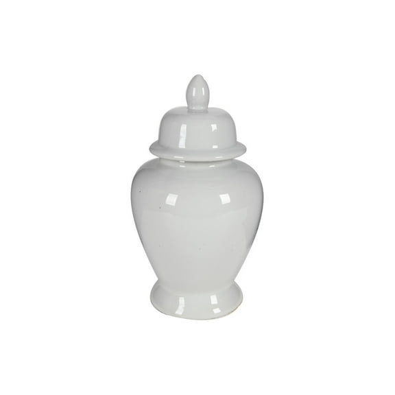 Large Ceramic Ginger Jar, White