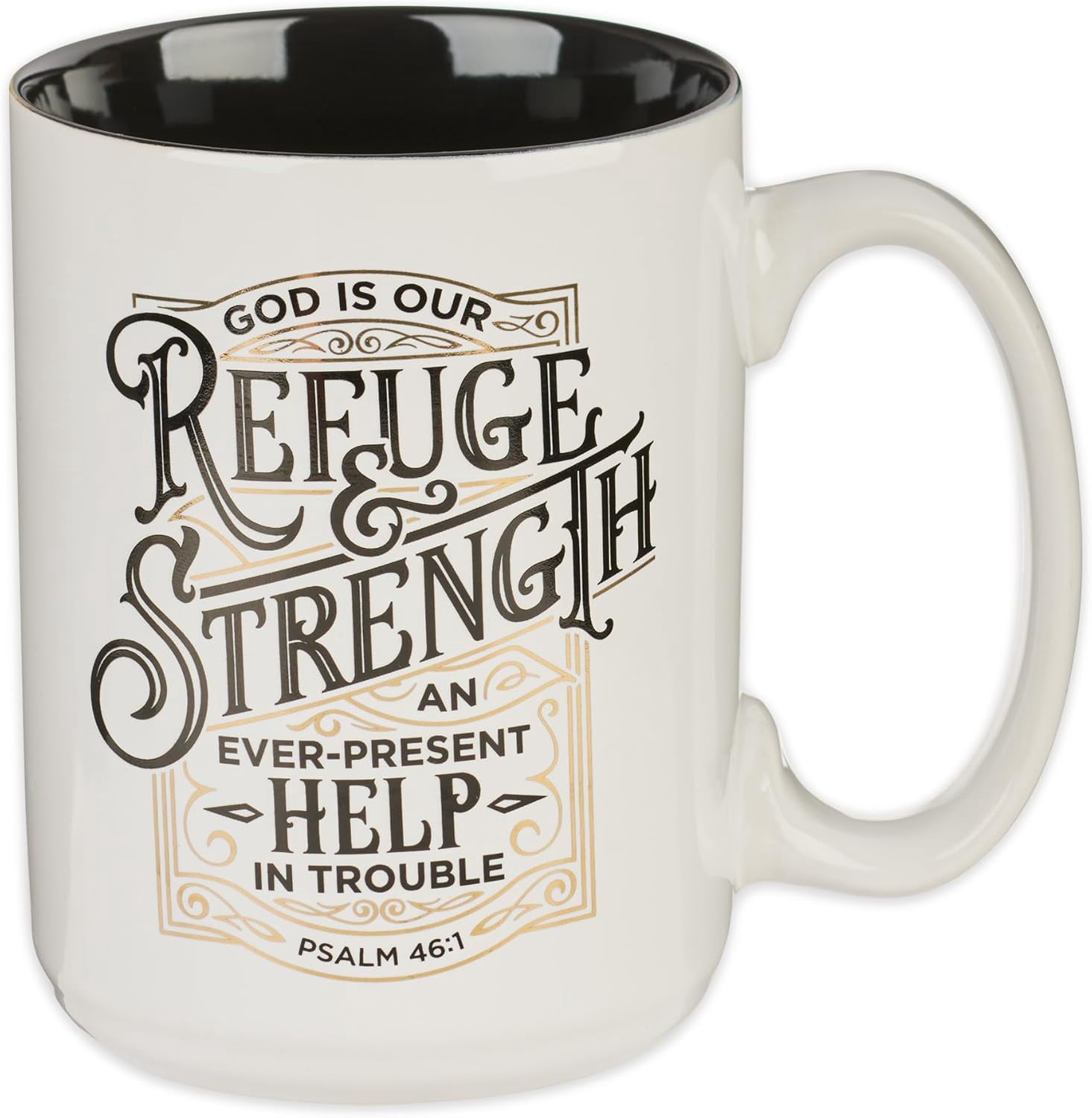 Large Ceramic Men's & Women's Coffee & Tea Mug w/Encouraging Scripture ...