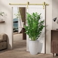 thumbnail image 1 of Large Ceramic Planter, 16.54 Inch Milk White Modern Flowerpot with Drainage Hole for Indoor Outdoor, Patio, Garden, Living Room, 1 of 9