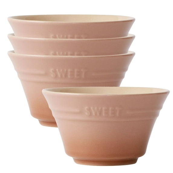 Large Cereal Bowls Set, Soup Bowls Microwave Safe, Rice Bowls, Breakfast Bowls, Ceramic Cereal Bowls-Khaki-Set of 4