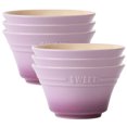 thumbnail image 1 of Large Cereal Bowls Set, Soup Bowls Microwave Safe, Rice Bowls, Breakfast Bowls, Ceramic Cereal Bowls-Purple-Set of 6, 1 of 7
