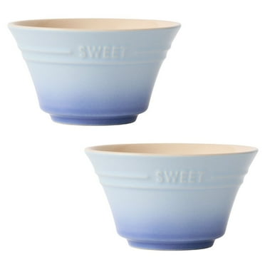 Large Cereal Bowls Set, Soup Bowls Microwave Safe, Rice Bowls, Breakfast Bowls, Ceramic Cereal Bowls-blue-Set of 2