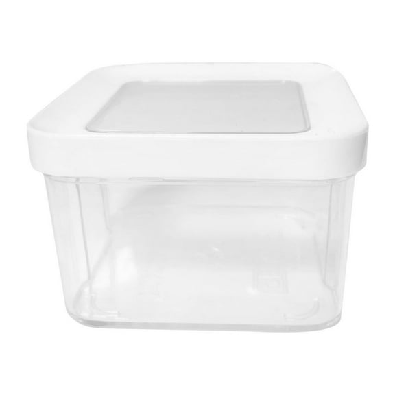 Large Cereal Containers Airtight Food Storage Cereal Containers for Bulk Food Storage BPA-Free Plastic Container,Pantry Organization and Canister for Rice,Pasta,Sugar & Flour(Clear,4.2x3.9x2.6")
