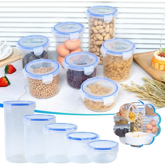 Large Cereal Storage Container with Airtight Lid, 5 Quart Capacity for Flour, Rice, Pasta, Non-stick & Easy-clean Design for Pantry Organization & Kitchen Countertop Use,Vsgery