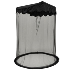 Large Chair Canopy Mosquito Net for Rocking Patio Single Sofa, Oversized Outdoor Camping Mesh Cover with Sun Shade, Zipper, 1pc