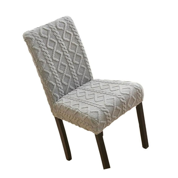 Large Chair Covers for Dining Room, Slipcover for High Back Dining Chair, Soft Jacquards Stretch Washable Removable