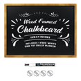 thumbnail image 1 of VersaChalk Wooden Chalkboard, 18"x24", Magnetic, Includes White Fine Tip Marker, 1 of 8