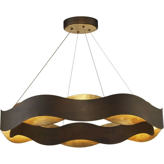 Eurofase Lighting - Vaughan Large Chandelier 1 Light Bronze - 33.5 Inches Wide