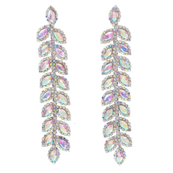 Large Chandelier Rhinestone Earring