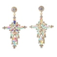 thumbnail image 1 of Large Chandelier Rhinestone Earring, 1 of 2