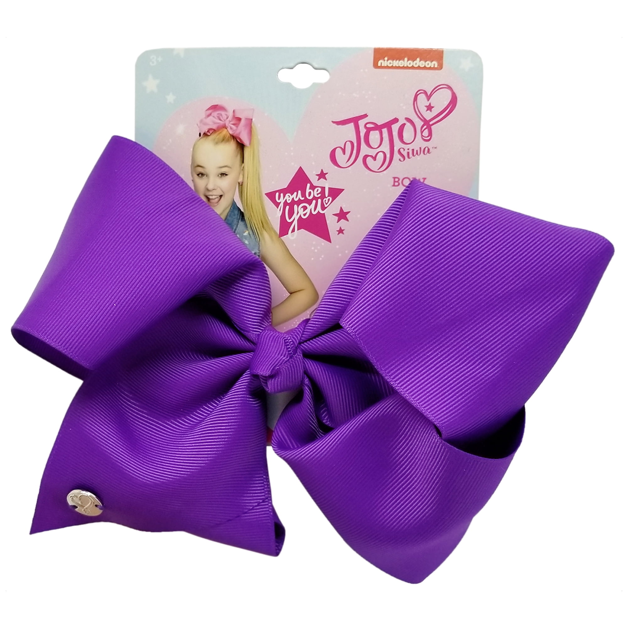Large Cheer Hair Bow (Purple)