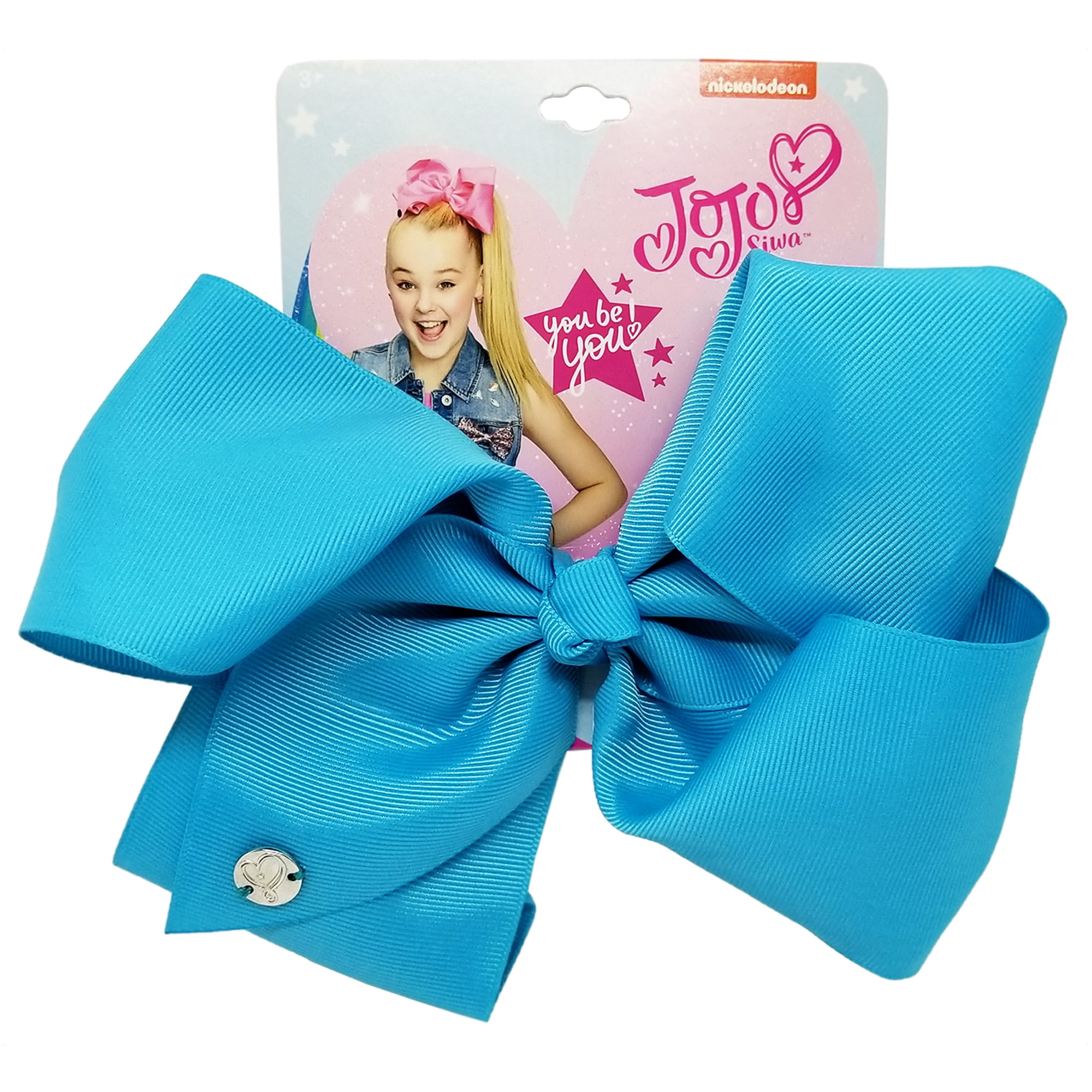 Large Cheer Hair Bow (Turquoise)