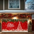 thumbnail image 1 of Large Christmas Garage Door Cover 157 x 71 Inch – Outdoor Holiday Backdrop Banner for Front Yard Porch Party Photo Booth Wall Decoration Festive House Lawn Christmas Decor, 1 of 6